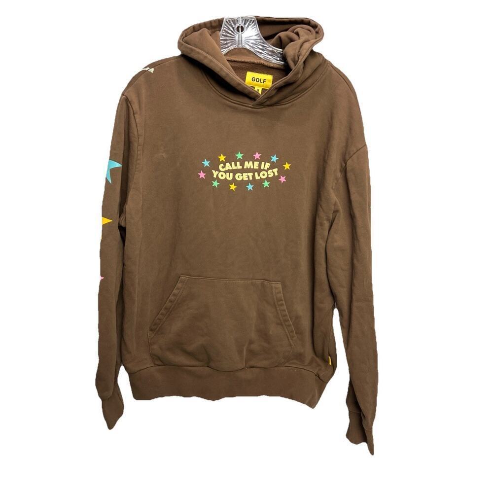GOLF Wang Tyler The Creator Call Me If You Get Lost Hoodie Men's M Brown